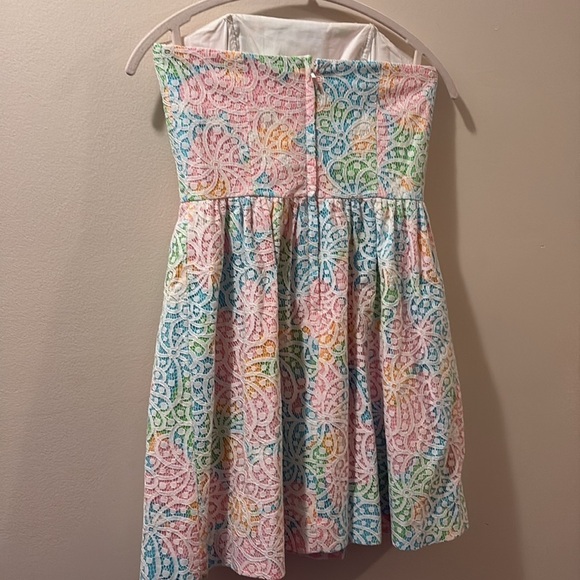Lilly Pulitzer women’s strapless dress - size 2 - short - bright - Picture 3 of 7